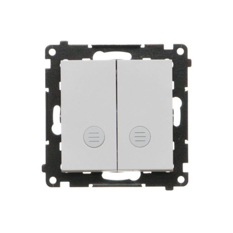Łącznik świecznikowy z podświetleniem LED do wersji IP20 Simon 55 TW5L2.01/114 Kontakt-Simon jasnoszary mat
