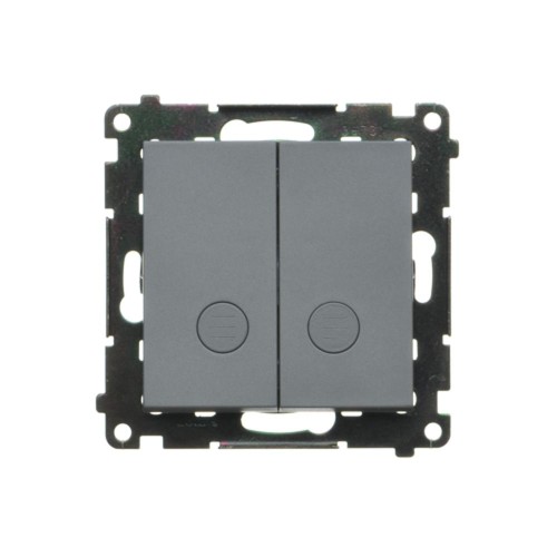 Łącznik świecznikowy z podświetleniem LED do wersji IP20 Simon 55 TW5L2.01/116 Kontakt-Simon grafitowy mat