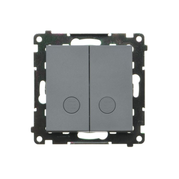 Łącznik świecznikowy z podświetleniem LED do wersji IP20 Simon 55 TW5L2.01/116 Kontakt-Simon grafitowy mat