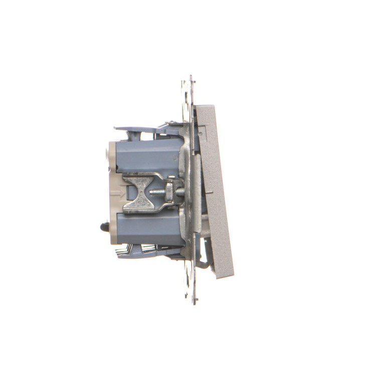 Łącznik świecznikowy z podświetleniem LED do wersji IP20 Simon 55 TW5L2.01/143 Kontakt-Simon aluminium mat