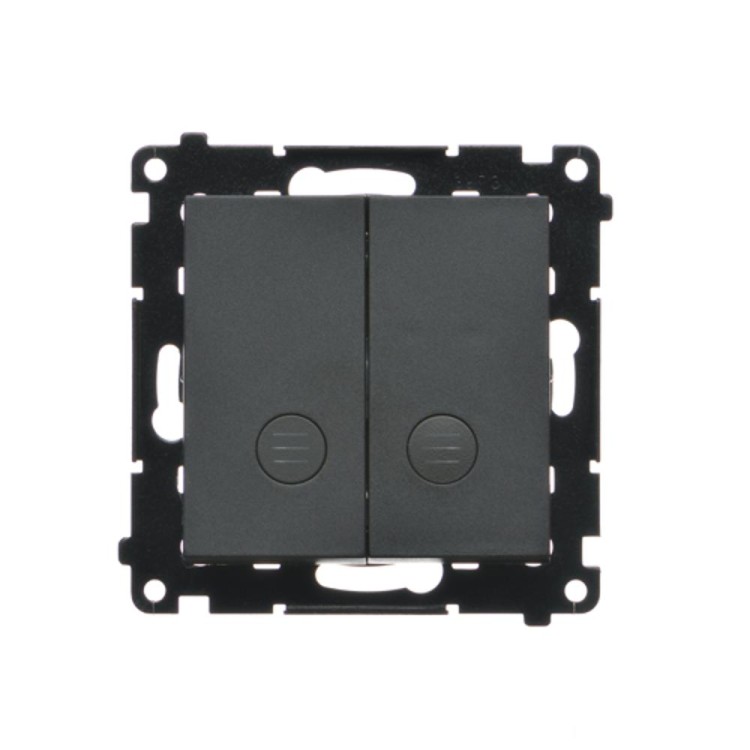 Łącznik świecznikowy z podświetleniem LED do wersji IP20 Simon 55 TW5L2.01/149 Kontakt-Simon czarny mat