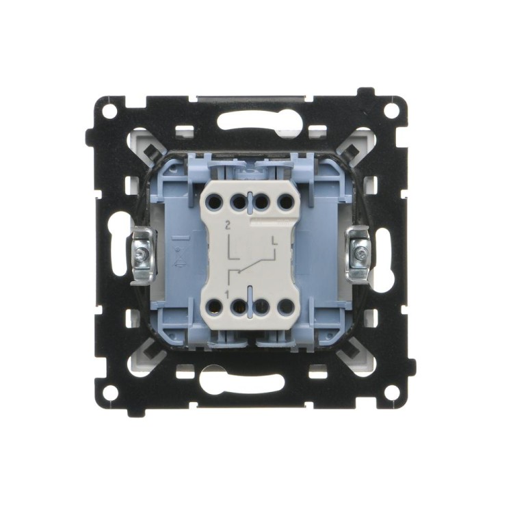Łącznik schodowy bez piktogramu Simon 55 TW6.01/X/143 Kontakt-Simon aluminium mat