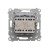 Łącznik schodowy podwójny z podświetleniem LED Simon 55 TW6/2L2.01/144 Kontakt-Simon szampański mat