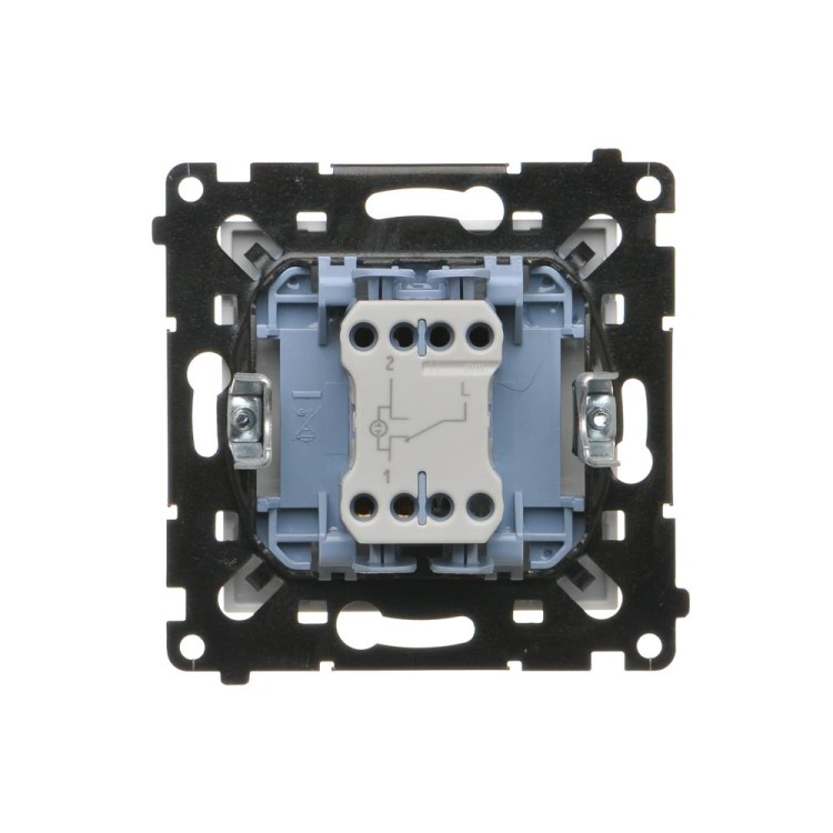 Łącznik schodowy z podświetleniem LED Simon 55 TW6L.01/111 Kontakt-Simon biały mat