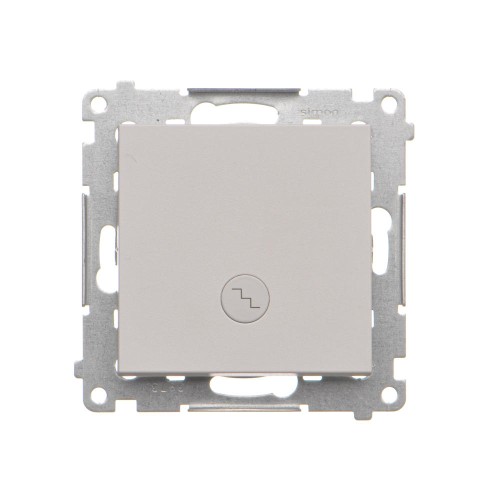 Łącznik schodowy z podświetleniem LED Simon 55 TW6L.01/114 Kontakt-Simon jasnoszary mat