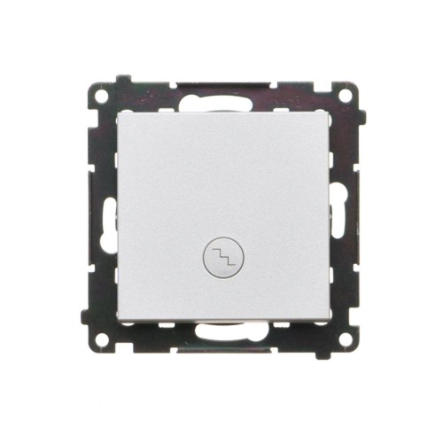 Łącznik schodowy z podświetleniem LED Simon 55 TW6L.01/143 Kontakt-Simon aluminium mat