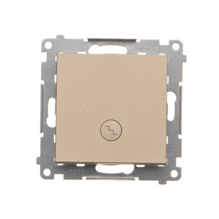Łącznik schodowy z podświetleniem LED Simon 55 TW6L.01/144 Kontakt-Simon szampański mat