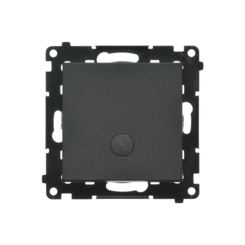 Łącznik schodowy z podświetleniem LED Simon 55 TW6L.01/149 Kontakt-Simon czarny mat