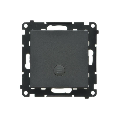 Łącznik schodowy z podświetleniem LED bez piktogramu Simon 55 TW6L.01/X/149 Kontakt-Simon czarny mat