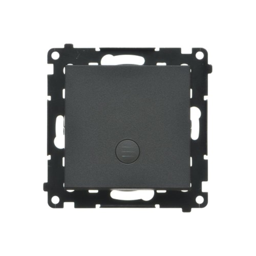 Łącznik schodowy z podświetleniem LED bez piktogramu Simon 55 TW6L.01/X/149 Kontakt-Simon czarny mat