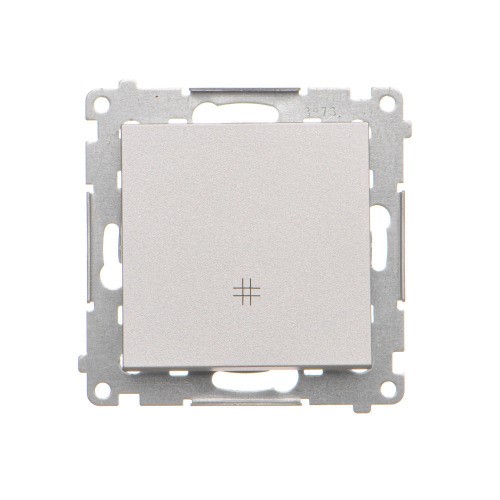 Łącznik krzyżowy Simon 55 TW7.01/143 Kontakt-Simon aluminium mat