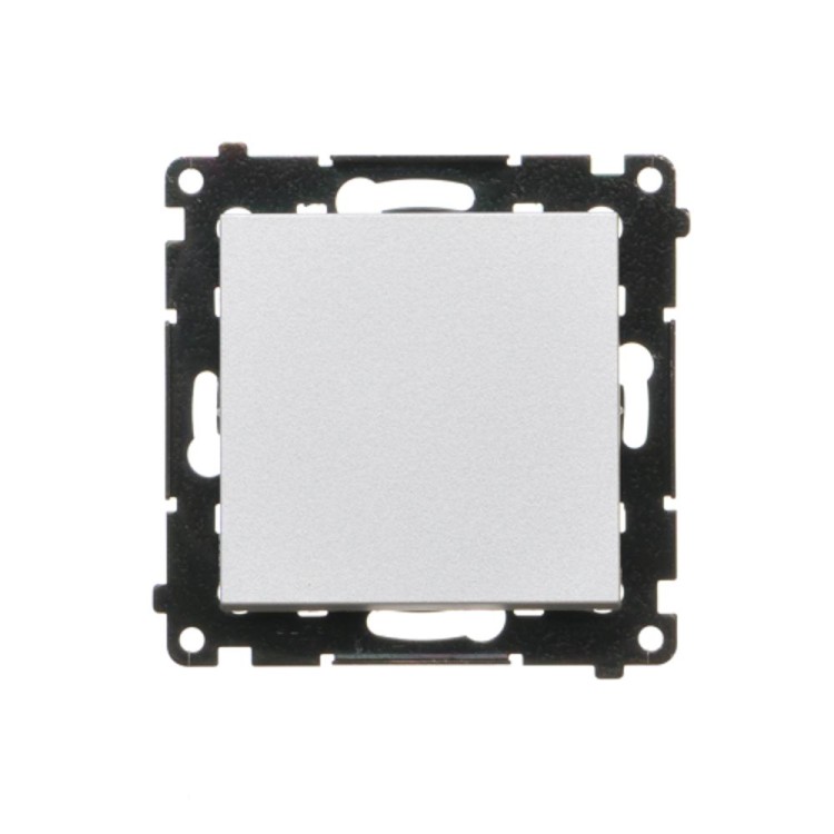 Łącznik krzyżowy, bez piktogramu Simon 55 TW7.01/X/143 Kontakt-Simon aluminium mat