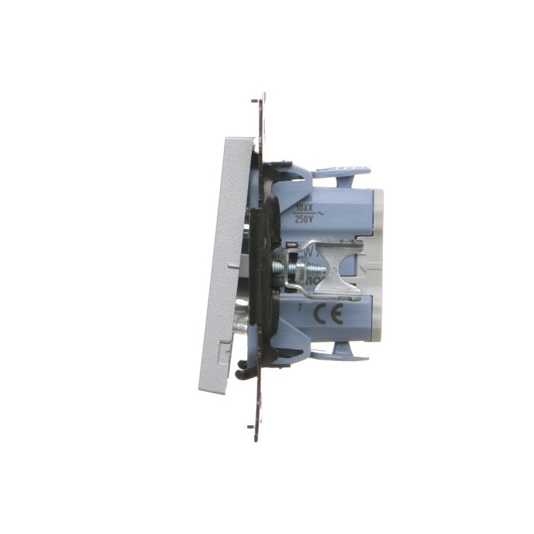 Łącznik krzyżowy, bez piktogramu Simon 55 TW7.01/X/143 Kontakt-Simon aluminium mat
