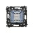 Łącznik krzyżowy, bez piktogramu Simon 55 TW7.01/X/143 Kontakt-Simon aluminium mat