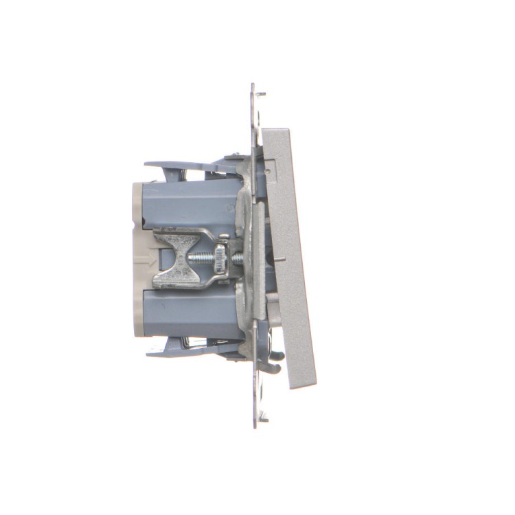 Łącznik krzyżowy podwójny Simon 55 TW7/2.01/143 Kontakt-Simon aluminium mat