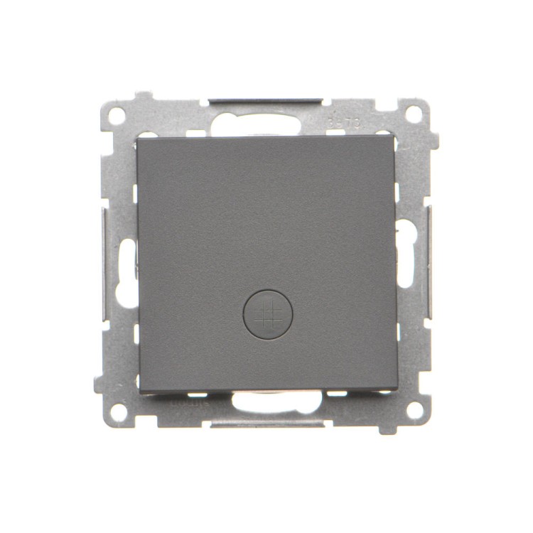 Łącznik krzyżowy z podświetleniem LED Simon 55 TW7L.01/116 Kontakt-Simon grafitowy mat