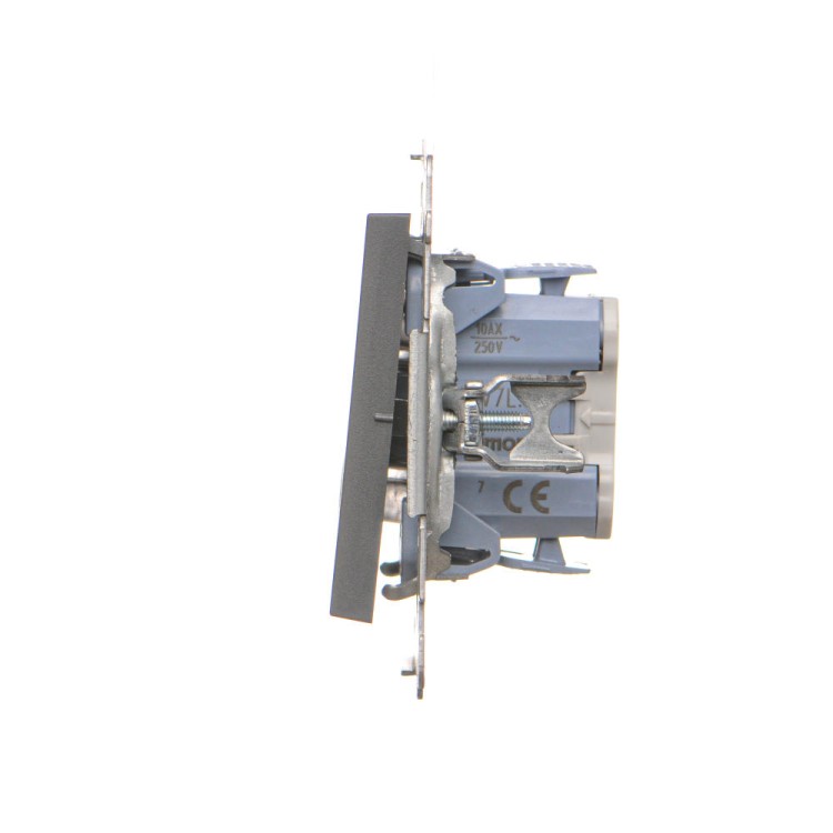 Łącznik krzyżowy z podświetleniem LED Simon 55 TW7L.01/116 Kontakt-Simon grafitowy mat
