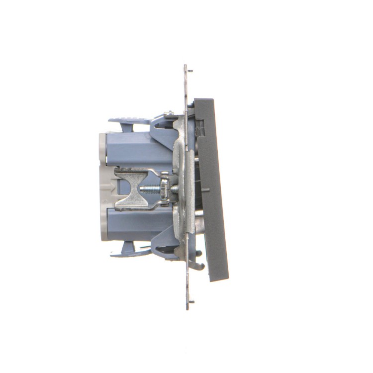 Łącznik krzyżowy z podświetleniem LED Simon 55 TW7L.01/116 Kontakt-Simon grafitowy mat