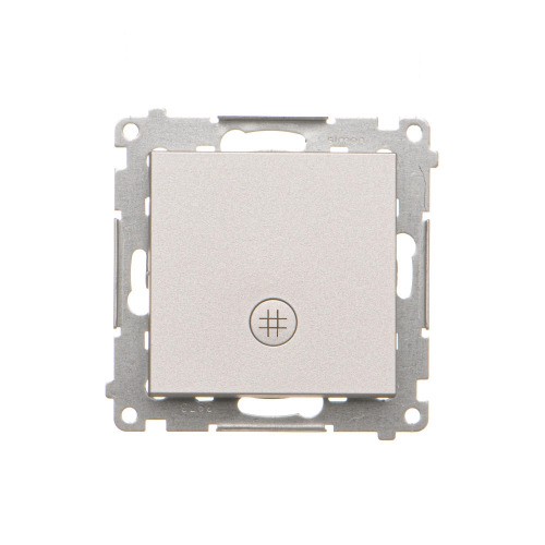 Łącznik krzyżowy z podświetleniem LED Simon 55 TW7L.01/143 Kontakt-Simon aluminium mat