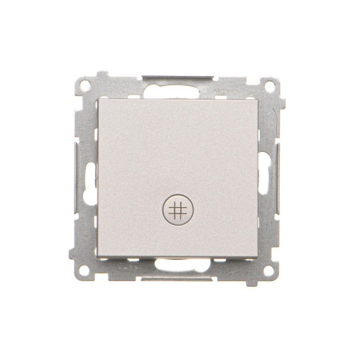 Łącznik krzyżowy z podświetleniem LED Simon 55 TW7L.01/143 Kontakt-Simon aluminium mat
