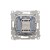 Łącznik krzyżowy z podświetleniem LED Simon 55 TW7L.01/143 Kontakt-Simon aluminium mat