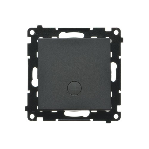 Łącznik krzyżowy z podświetleniem LED Simon 55 TW7L.01/149 Kontakt-Simon czarny mat