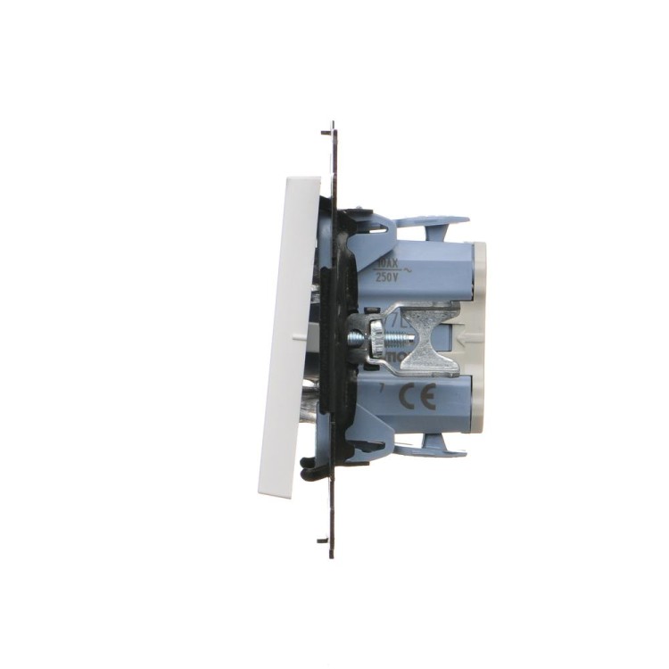 Łącznik krzyżowy z podświetleniem LED Simon 55 TW7L.01/X/111 Kontakt-Simon biały mat