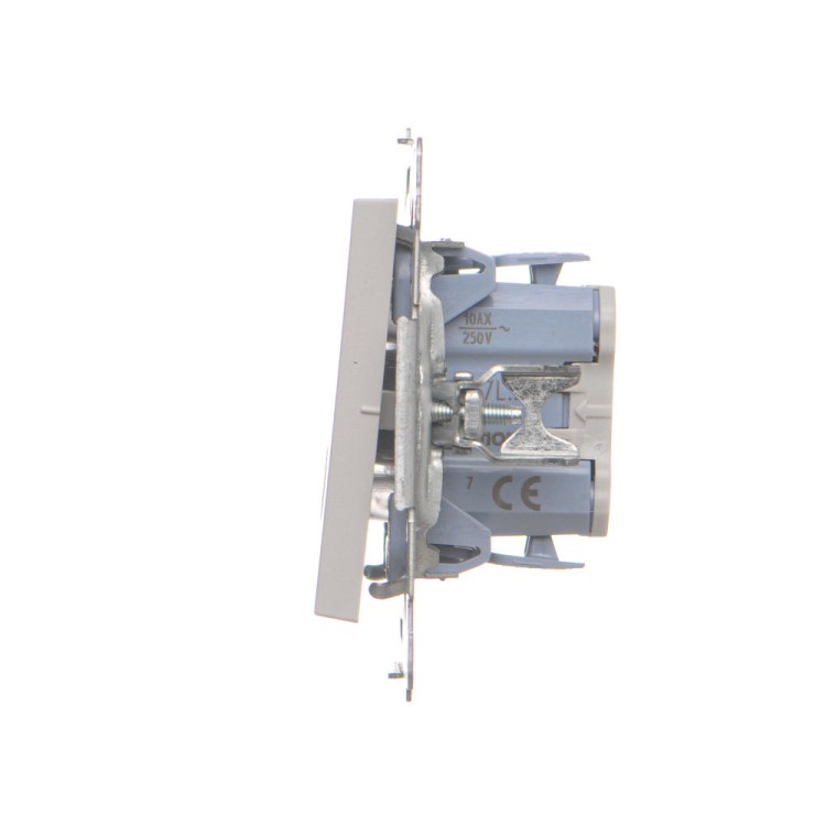Łącznik krzyżowy z podświetleniem LED Simon 55 TW7L.01/X/114 Kontakt-Simon jasnoszary mat