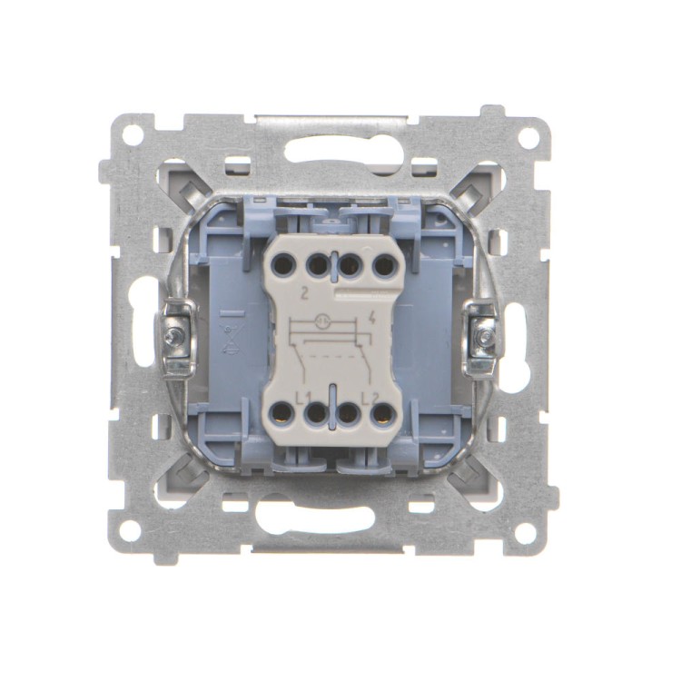 Łącznik krzyżowy z podświetleniem LED Simon 55 TW7L.01/X/114 Kontakt-Simon jasnoszary mat