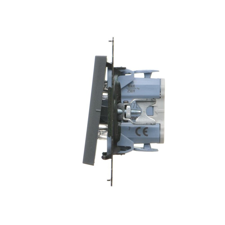 Łącznik krzyżowy z podświetleniem LED Simon 55 TW7L.01/X/116 Kontakt-Simon grafitowy mat