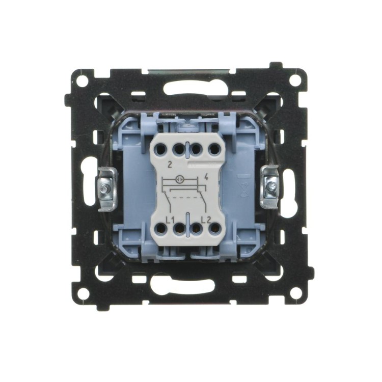 Łącznik krzyżowy z podświetleniem LED Simon 55 TW7L.01/X/116 Kontakt-Simon grafitowy mat
