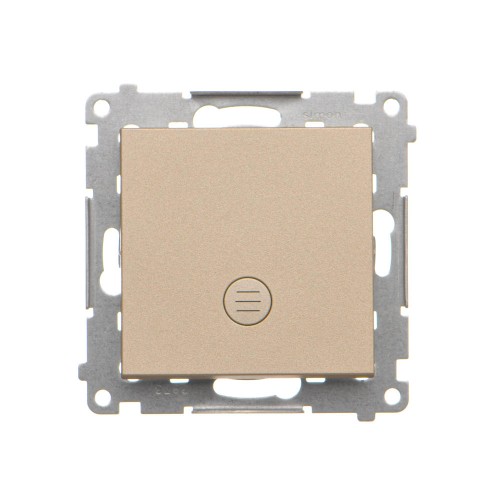 Łącznik krzyżowy z podświetleniem LED Simon 55 TW7L.01/X/144 Kontakt-Simon szampański mat