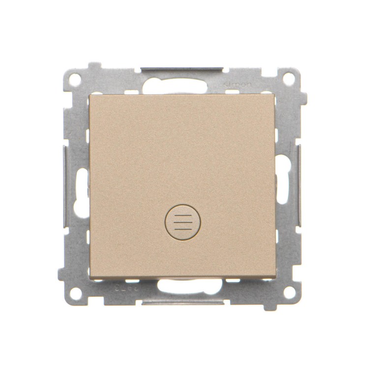 Łącznik krzyżowy z podświetleniem LED Simon 55 TW7L.01/X/144 Kontakt-Simon szampański mat