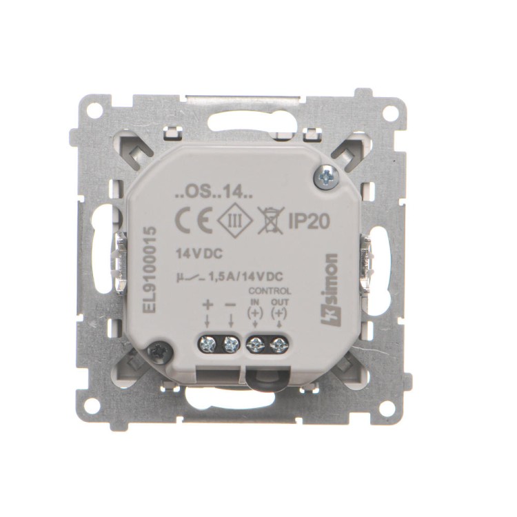 Oprawa oświetleniowa LED z czujnikiem ruchu, 14V Simon 55 TOSC3K14.01/143 Kontakt-Simon aluminium mat