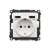 Gniazdo Schuko ze zintegrowaną ładowarką 2xUSB Simon 55 TGSZ1ZUSB2AA.01/111 Kontakt-Simon biały mat