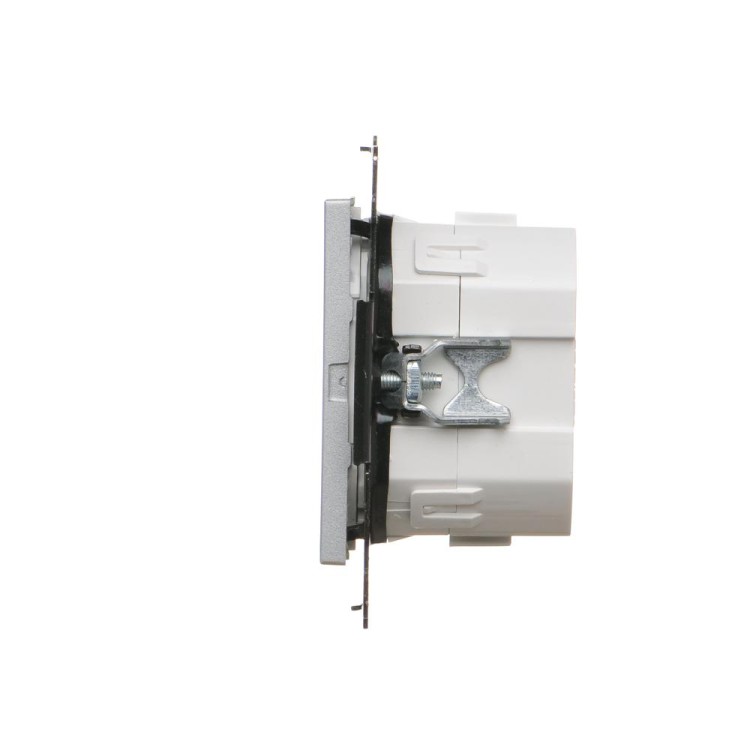 Ściemniacz przyciskowy z podświetleniem Simon 55 TESL1.01/143 Kontakt-Simon aluminium mat