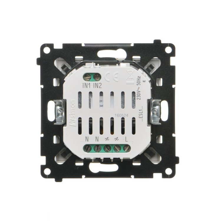 Ściemniacz przyciskowy z podświetleniem Simon 55 TESL1.01/144 Kontakt-Simon szampański mat