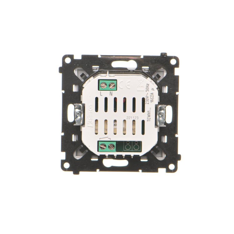 Elektroniczny łącznik hotelowy z podświetleniem LED Simon 55 TEWH1.01/114 Kontakt-Simon jasnoszary mat