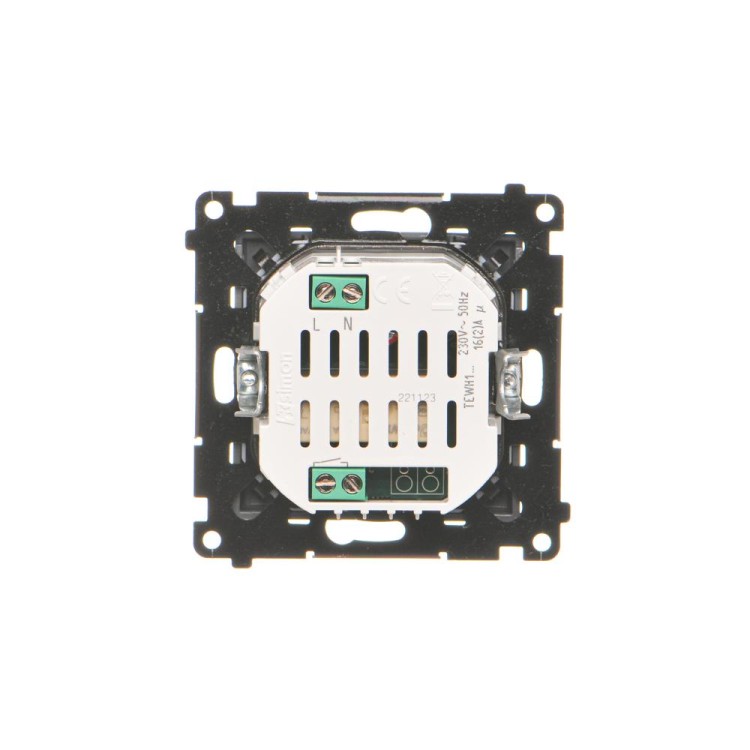 Elektroniczny łącznik hotelowy z podświetleniem LED Simon 55 TEWH1.01/116 Kontakt-Simon grafitowy mat