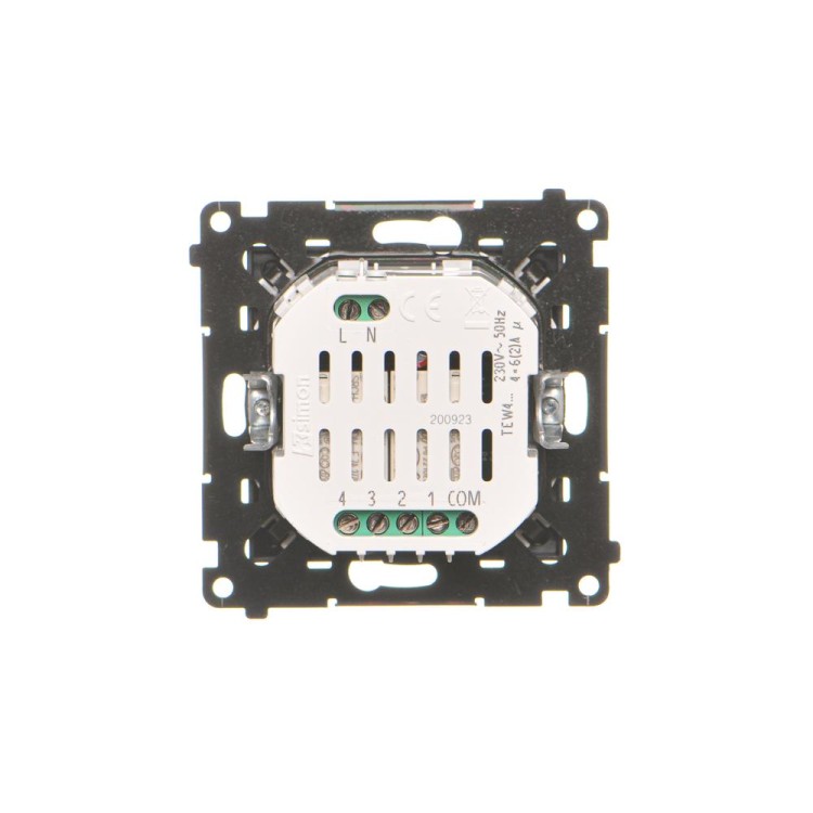 Elektroniczny łącznik / przycisk 4-krotny Simon 55 TEW4.01/149 Kontakt-Simon czarny mat