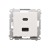 Ładowarka USB podwójna Simon 55 TEC2CA.01/111 Kontakt-Simon biały mat
