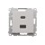 Ładowarka USB podwójna Simon 55 TEC2CA.01/143 Kontakt-Simon aluminium mat