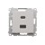 Ładowarka USB podwójna Simon 55 TEC2CA.01/143 Kontakt-Simon aluminium mat