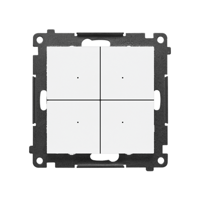 Kontroler sterujący bezprzewodowo innymi urządzeniami Simon GO, sterowany smartfonem [Wi-Fi], max 30 akcji, CONTROL Simon 55 GO TEK1W.01/111 Kontakt-Simon biały mat
