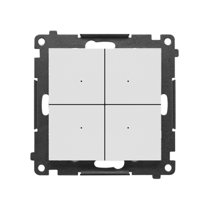 Kontroler sterujący bezprzewodowo innymi urządzeniami Simon GO, sterowany smartfonem [Wi-Fi], max 30 akcji, CONTROL Simon 55 GO TEK1W.01/114 Kontakt-Simon jasnoszary mat