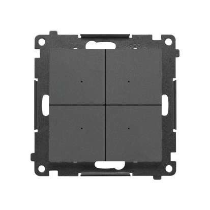Kontroler sterujący bezprzewodowo innymi urządzeniami Simon GO, sterowany smartfonem [Wi-Fi], max 30 akcji, CONTROL Simon 55 GO TEK1W.01/116 Kontakt-Simon grafitowy mat