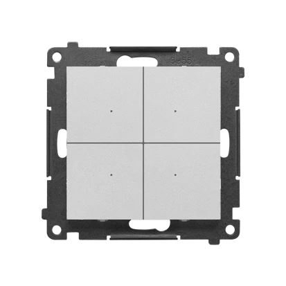 Nadajnik bateryjny sterujący bezpośrednio innymi urządzeniami Simon GO, [Wi-Fi], max 28 akcji, CONTROL B Simon 55 GO TENB1W.01/143 Kontakt-Simon aluminium mat