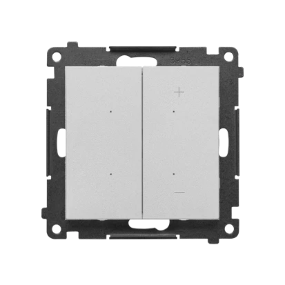 Ściemniacz do pasków RGBW 12-24 V [Wi-Fi], DIMMER RGB Simon 55 GO TESRGB1W.01/143 Kontakt-Simon aluminium mat
