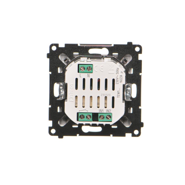 Łącznik elektroniczny Simon 55 TEW1.01/114 Kontakt-Simon jasnoszary mat