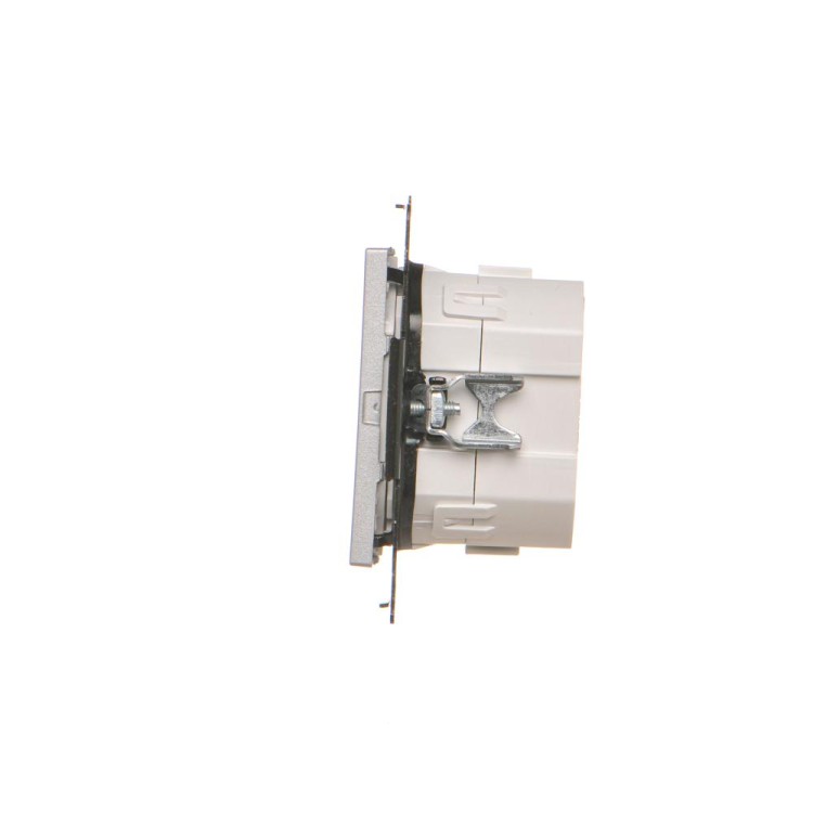 Łącznik elektroniczny Simon 55 TEW1.01/143 Kontakt-Simon aluminium mat